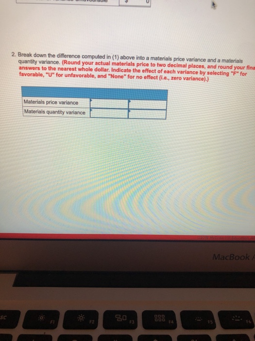 Solved 2. Break down the difference computed in (1) above | Chegg.com
