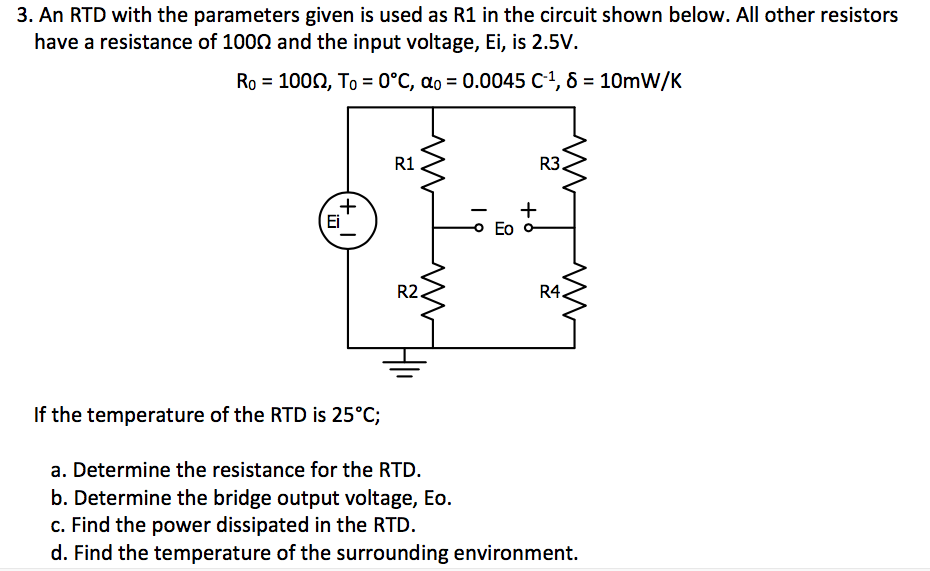 Solved 3. An RTD with the parameters given is used as R1 in | Chegg.com