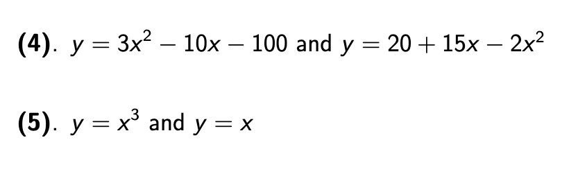 Solved Math 1131 Questions for Area Between Curves lecture | Chegg.com