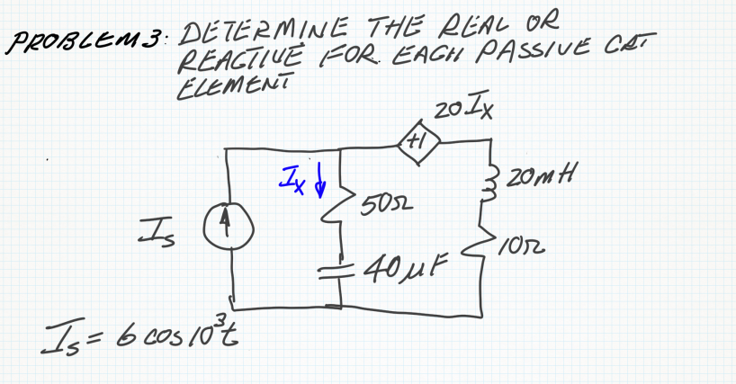 Solved PROBLEM 3: DETERMINE THE REAL OR REAGTIUE IOOR EAGH | Chegg.com