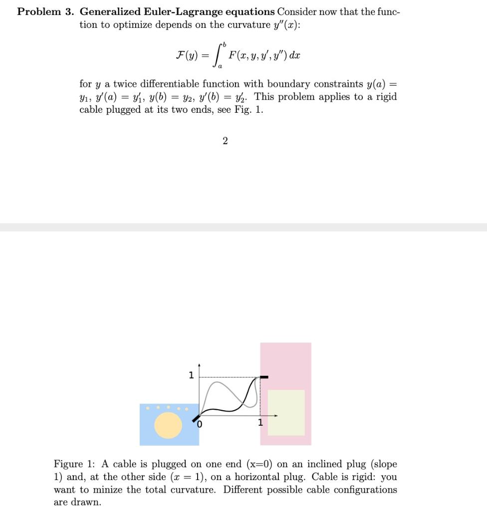 Solved Problem 3. Generalized Euler-Lagrange equations | Chegg.com