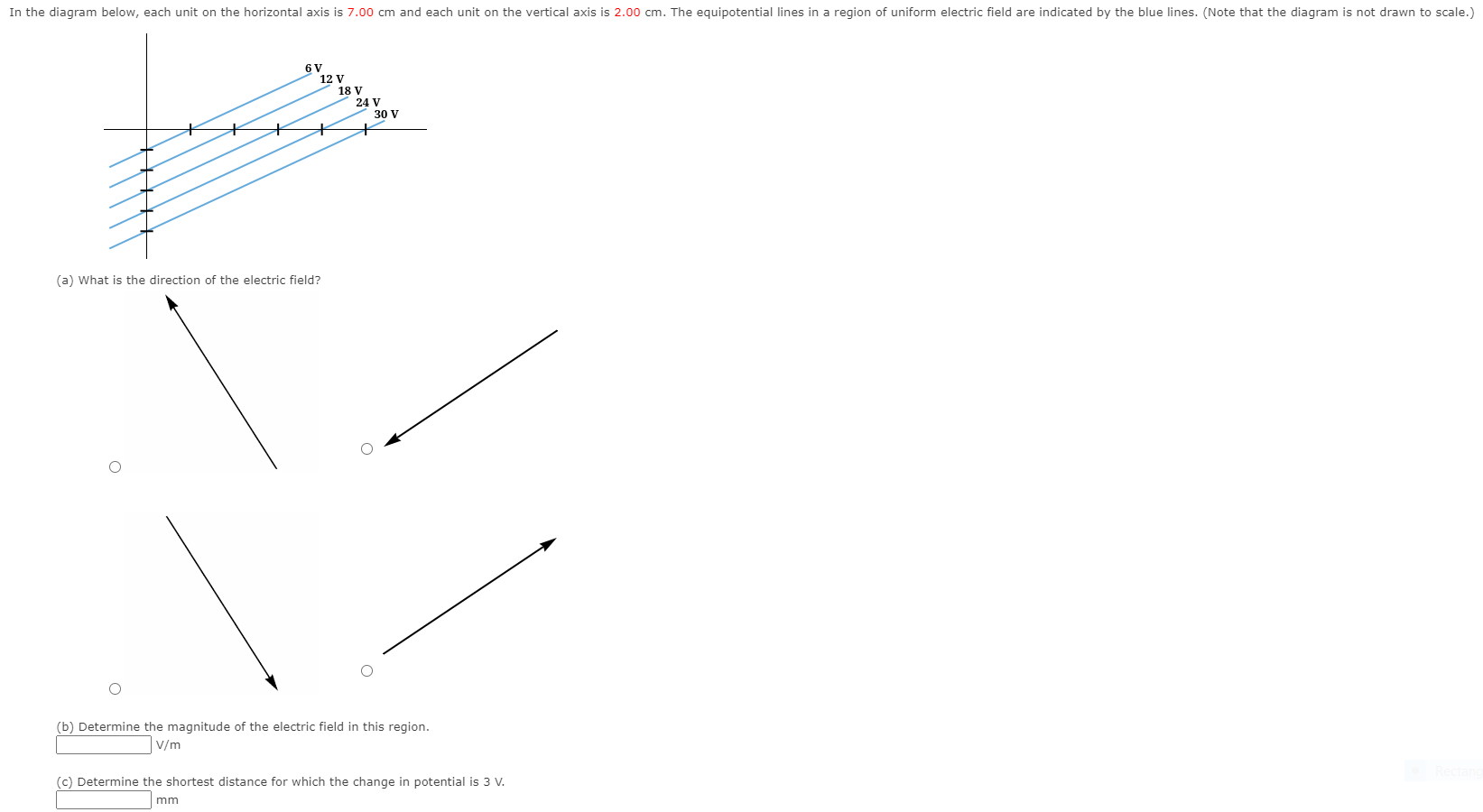 Solved In the diagram below, each unit on the horizontal | Chegg.com