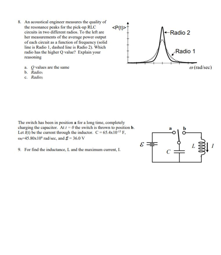 Solved The Next Two Questions Pertain To The Following Si Chegg Com