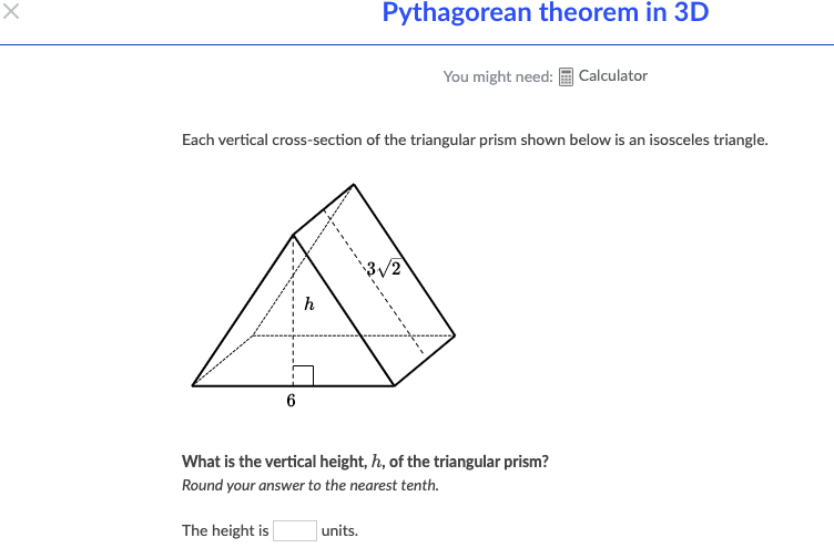 H Pythagorean Theorem In 3d You Might Need Chegg Com