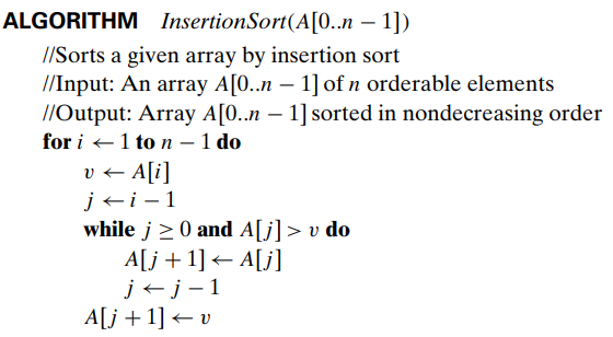 Solved (i) The Insertion Sort algorithm is given on page 134 | Chegg.com