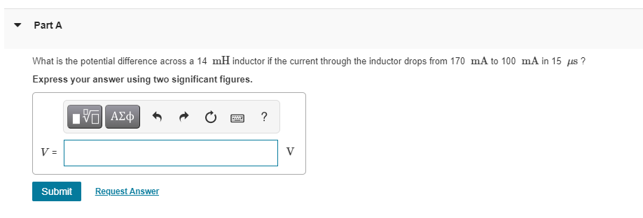 Solved Part A What is the potential difference across a 14 | Chegg.com