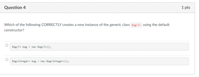 Solved Question 4 1 Pts Which Of The Following CORRECTLY | Chegg.com