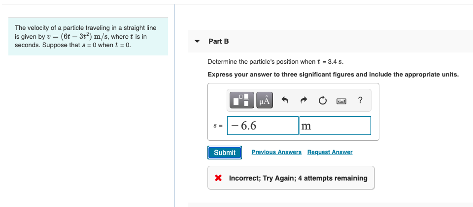 solved-the-velocity-of-a-particle-traveling-in-a-straight-chegg