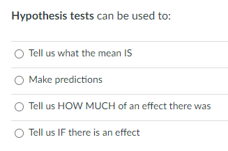 what is a hypothesis group of answer choices