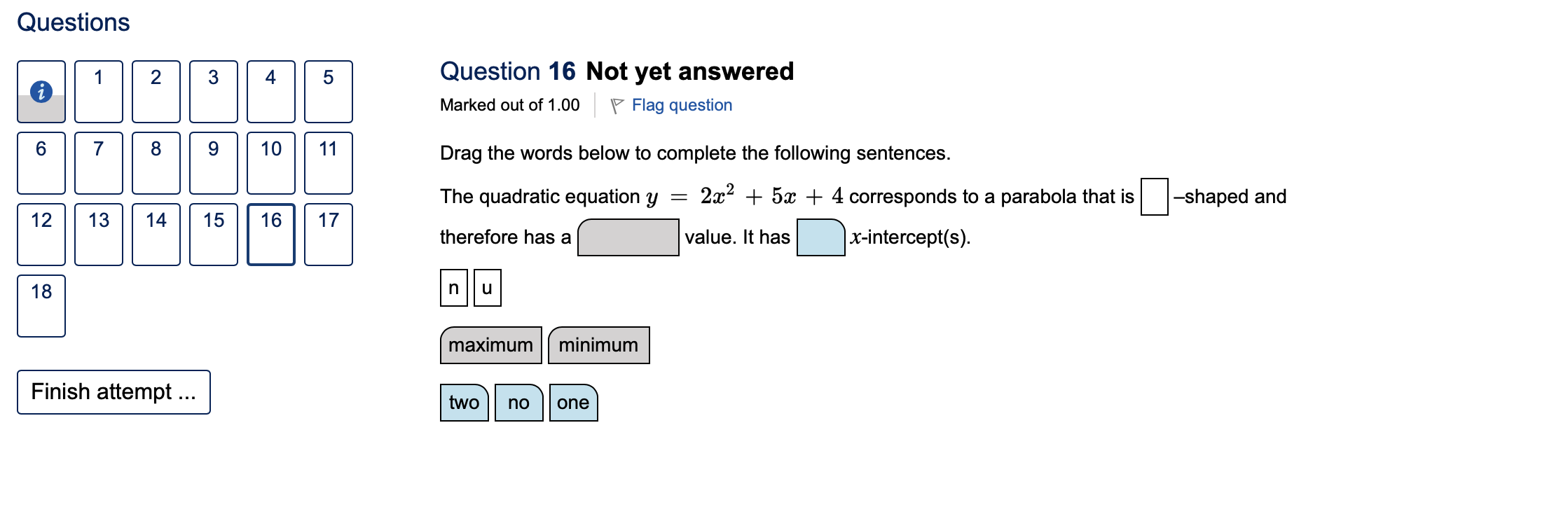 Solved Questions Question 11 Not yet answered | Chegg.com