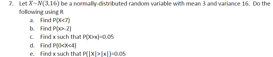 Solved Please help me with 7c, 7d, 7e with using R codes and | Chegg.com