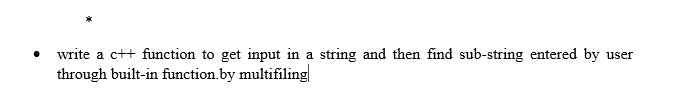 Solved • write a c++ function to get input in a string and | Chegg.com