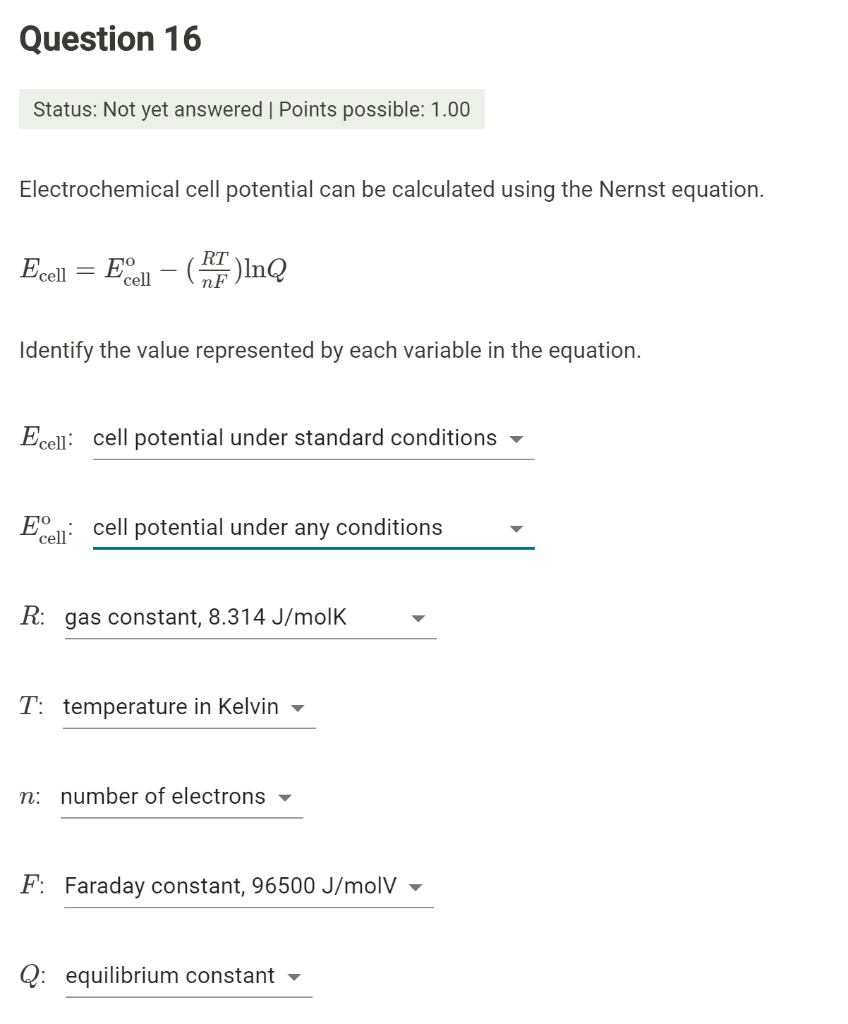Solved Question 16 Status Not Yet Answered Points Possib Chegg Com