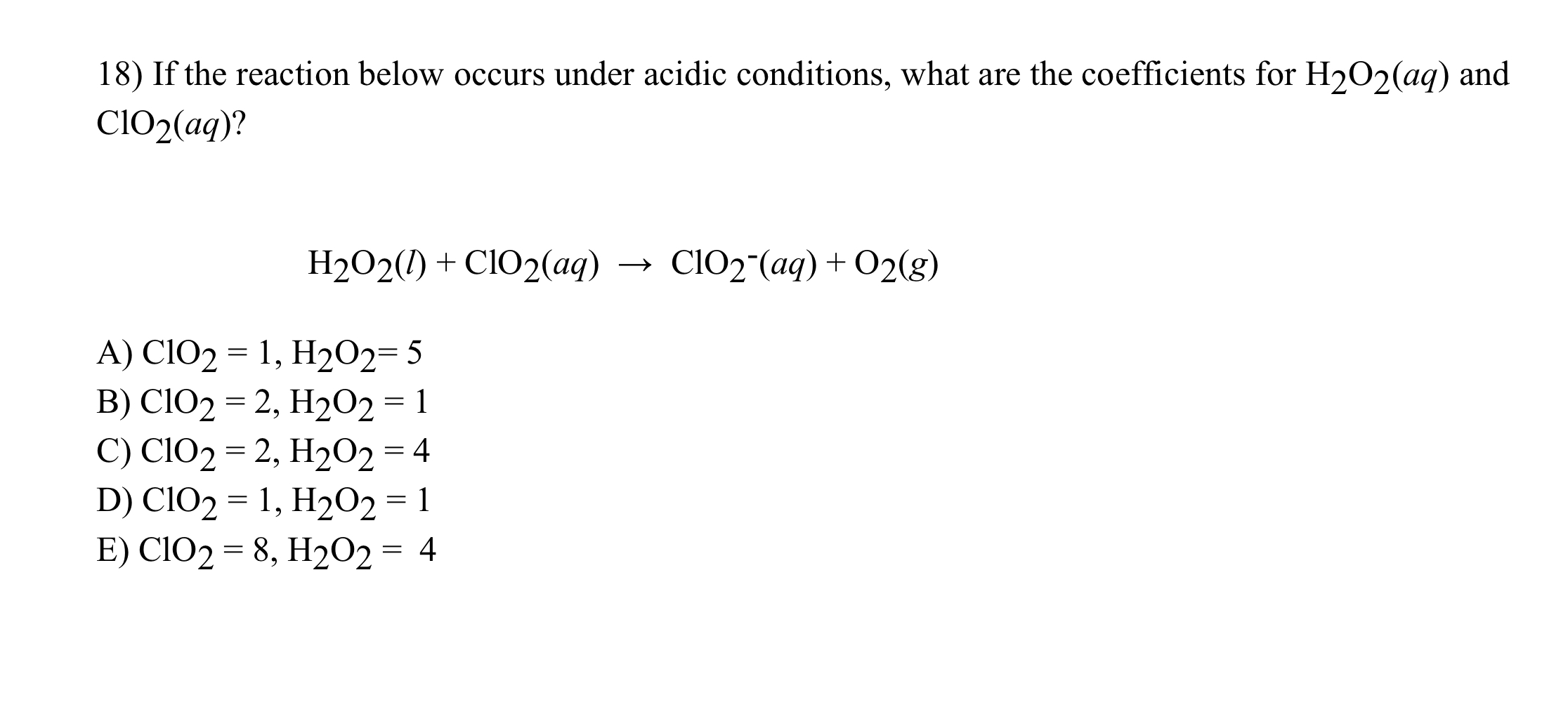 Solved 18) If the reaction below occurs under acidic | Chegg.com