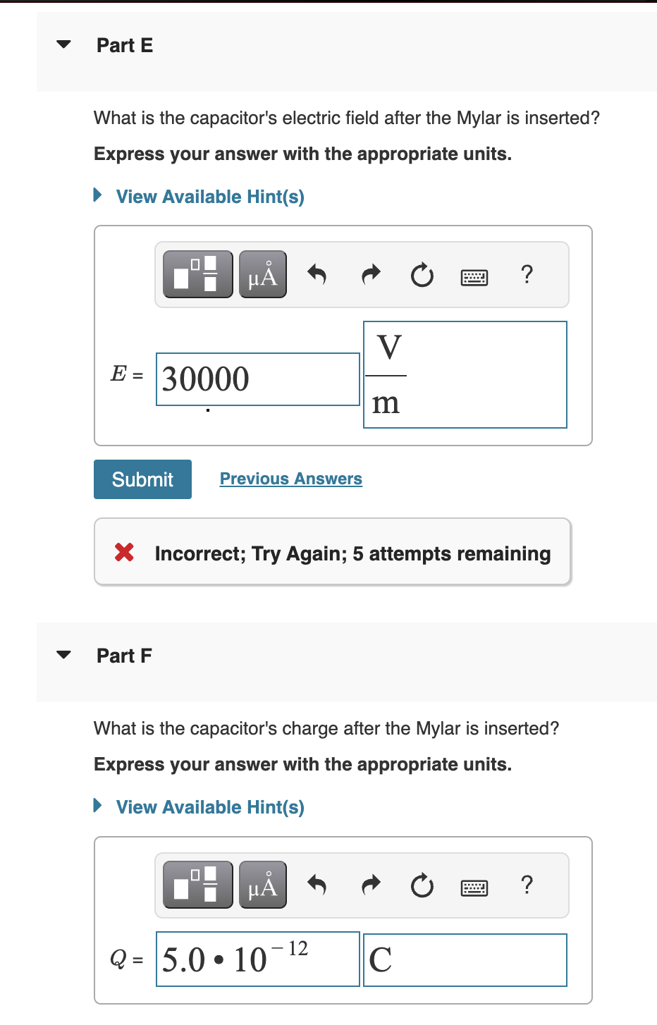 Solved PLEASE ANSWER PART E AND F !!Two 4.5 Mmmm ×× 4.5 Mmmm | Chegg.com