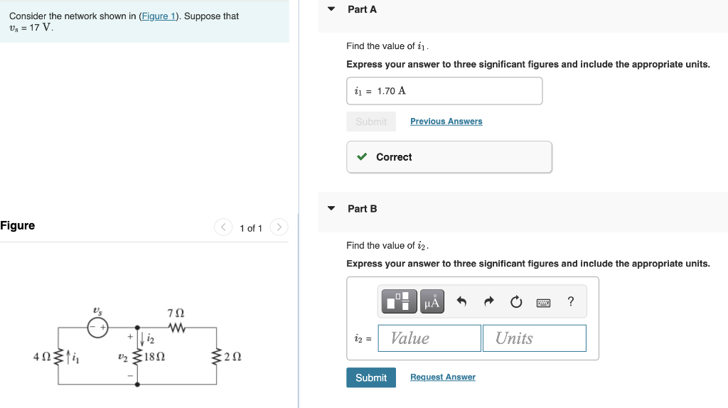 Solved Part A Consider The Network Shown In (Figure 1). | Chegg.com