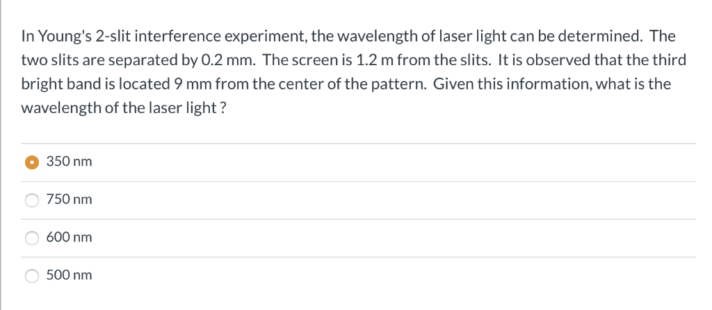 Solved In Young's 2-slit interference experiment, the | Chegg.com