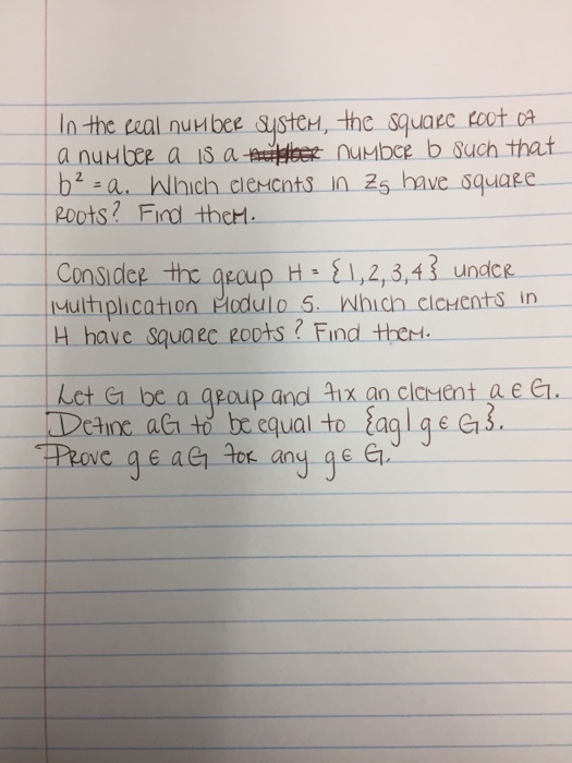 Solved a nuMbee a is a eber nuMbce b such that Poots? Find | Chegg.com