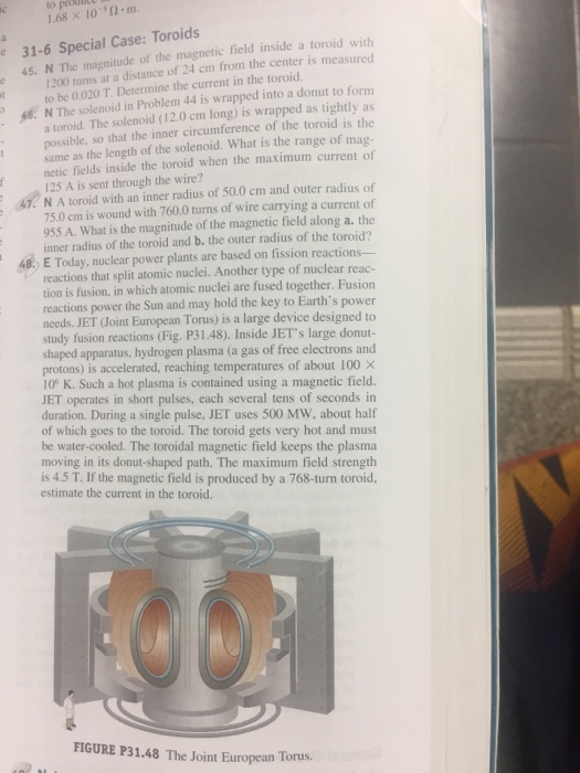 Solved The magnitude of the magnetic field inside a toroid | Chegg.com