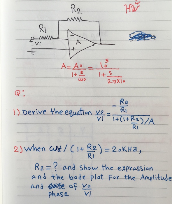 Solved R2 Ri 2 ))Derive the equation yoR RI 2)when cut / | Chegg.com