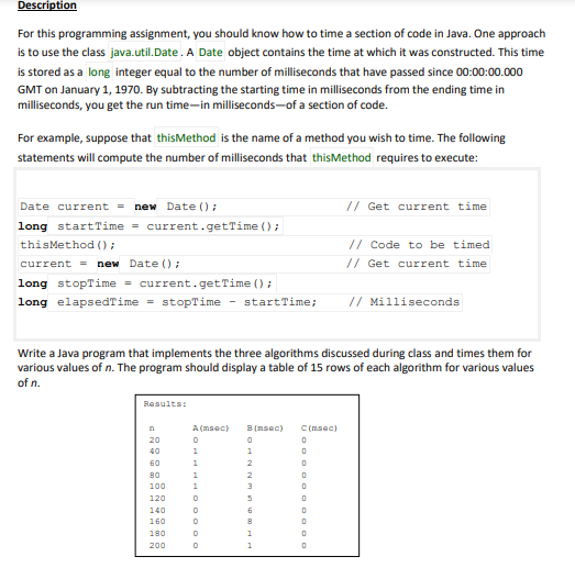 Solved Algorithm A Algorithm B Algorithm C Sum = 0; For | Chegg.com