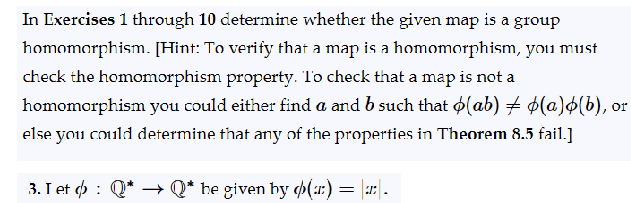 Solved In Exercises 1 through 10 determine whether the given | Chegg.com
