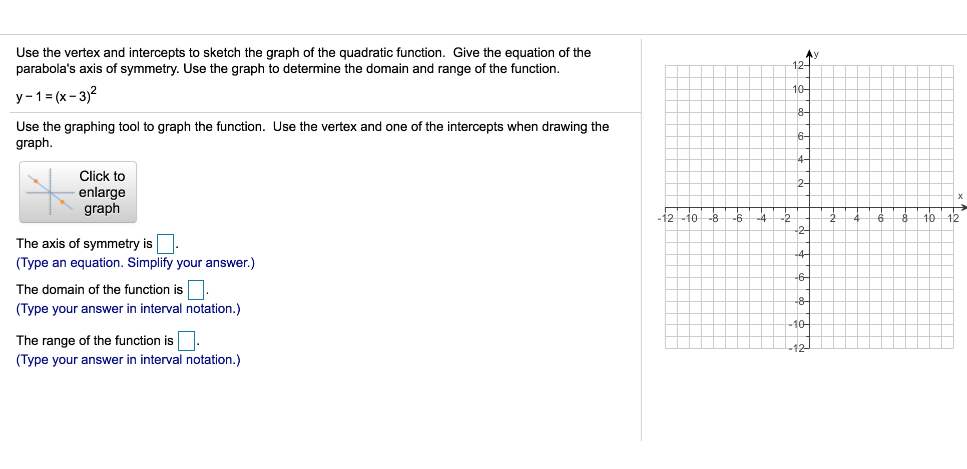 Solved Use The Vertex And Intercepts To Sketch The Graph