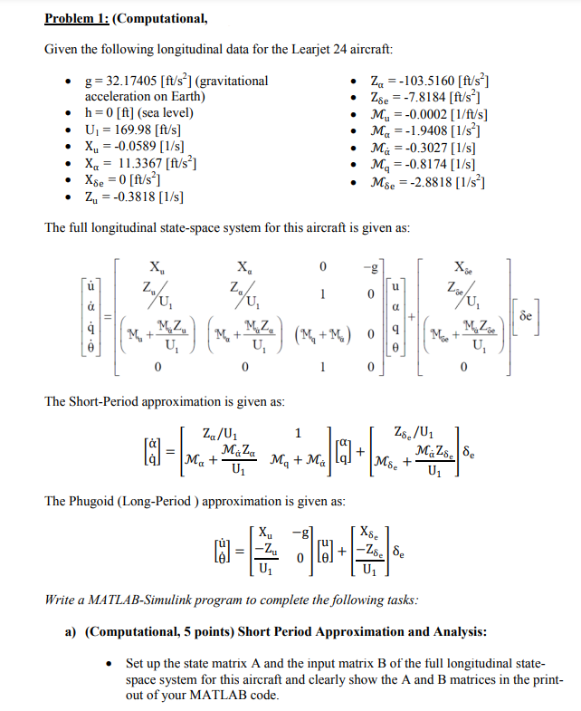Solved (Use MATLAB for all parts of the question. Show | Chegg.com