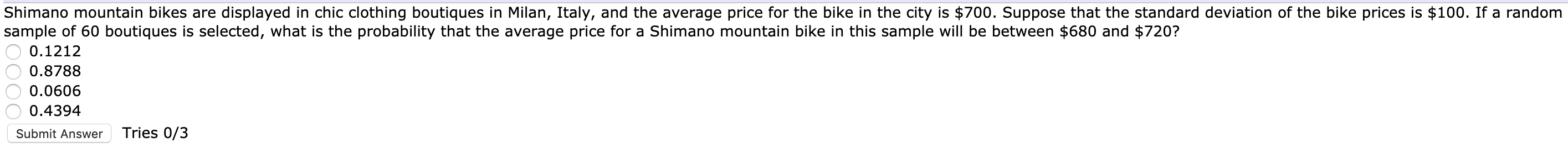 average bike prices