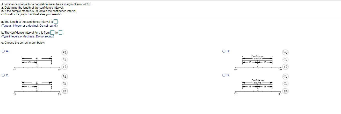 Solved A confidence interval for a population mean has a | Chegg.com