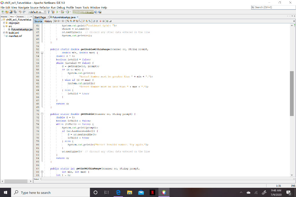 Solved How to code methods , handle exceptions , and | Chegg.com