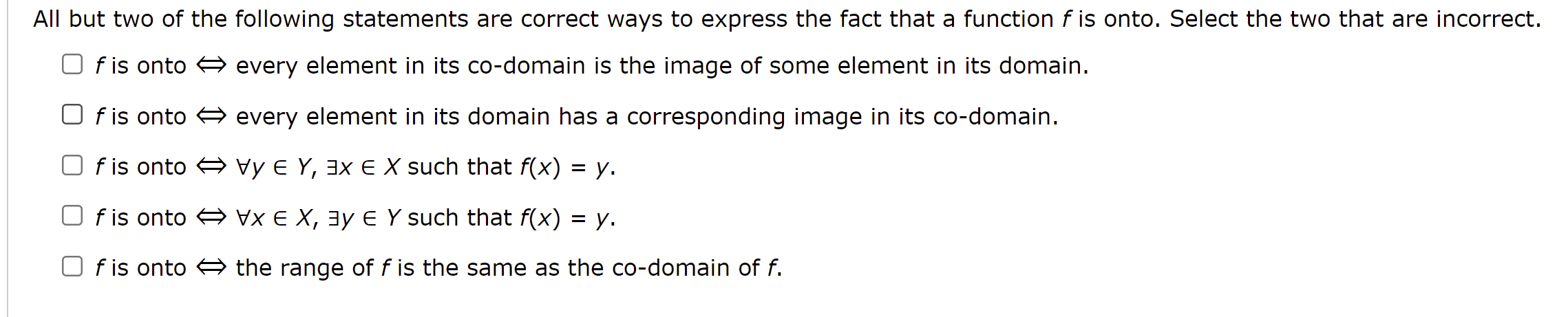 Solved All but two of the following statements are correct | Chegg.com