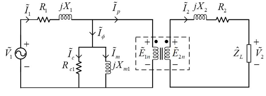 Solved The equivalent circuit model of a single-phase 60 Hz | Chegg.com