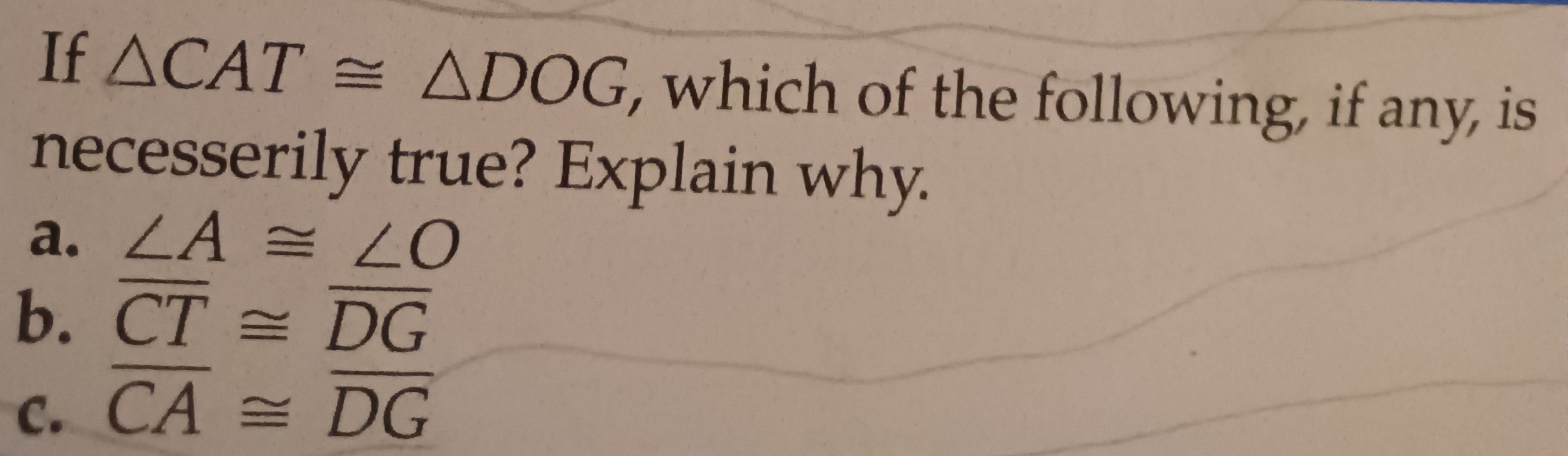 Solved If ????CAT~????=DOG, Which Of The Following, If Any, | Chegg.com