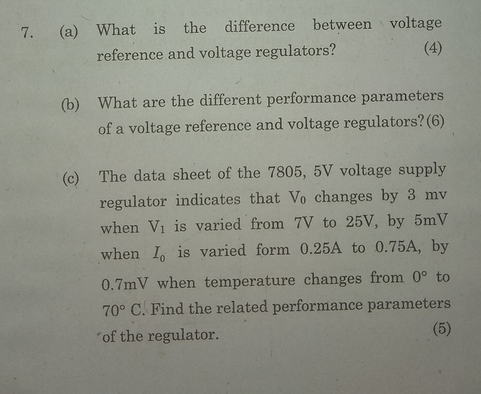 Solved 7. (a) What Is The Difference Between Voltage | Chegg.com