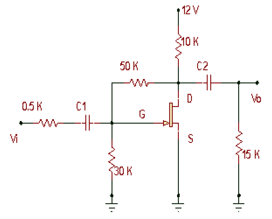 SOLVED A JFET Source Follower Amplifier Circuit With, 51 OFF