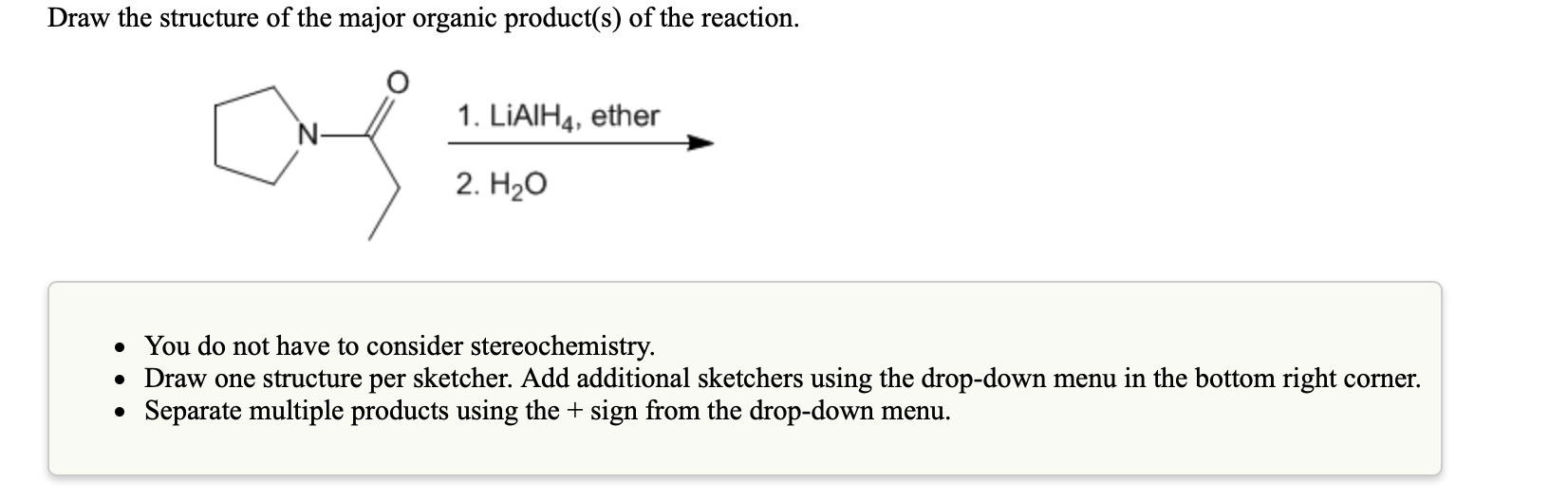 Solved Draw the structure of the major organic product(s) of | Chegg.com