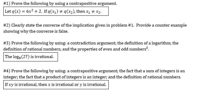 contrapositive math definition