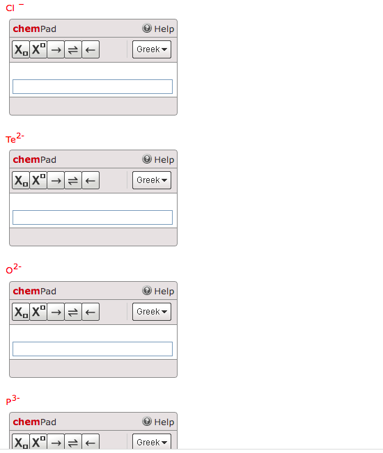 Solved Cl− Begin{tabular}{ L L } Hline Chempad And 3 Help