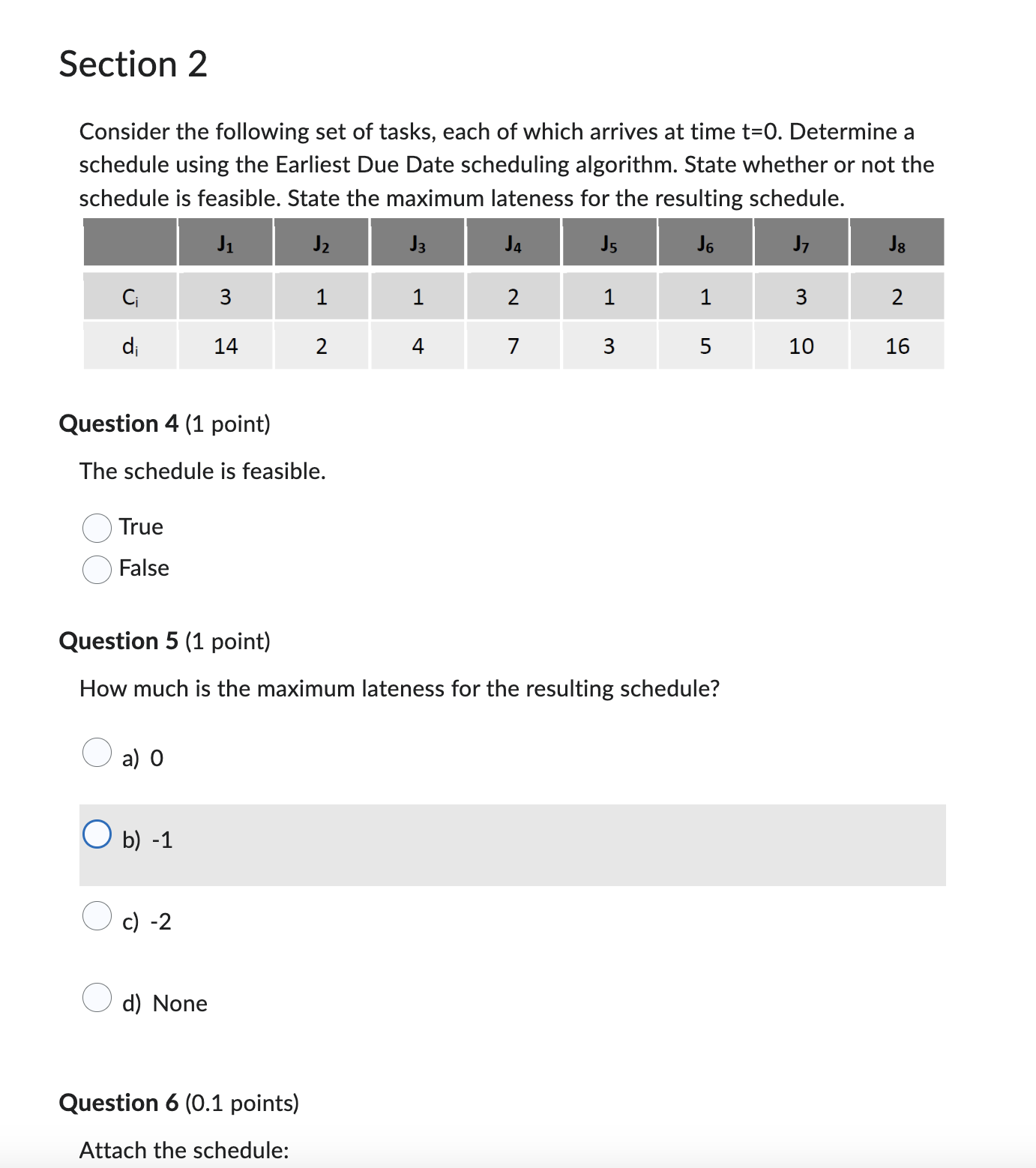 Solved Consider the following set of tasks (attached), ﻿each | Chegg.com