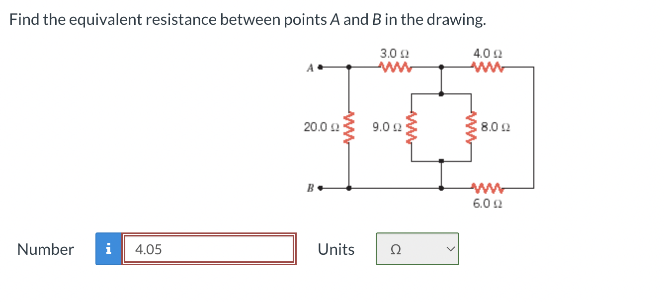 Solved Find The Equivalent Resistance Between Points A And B | Chegg.com