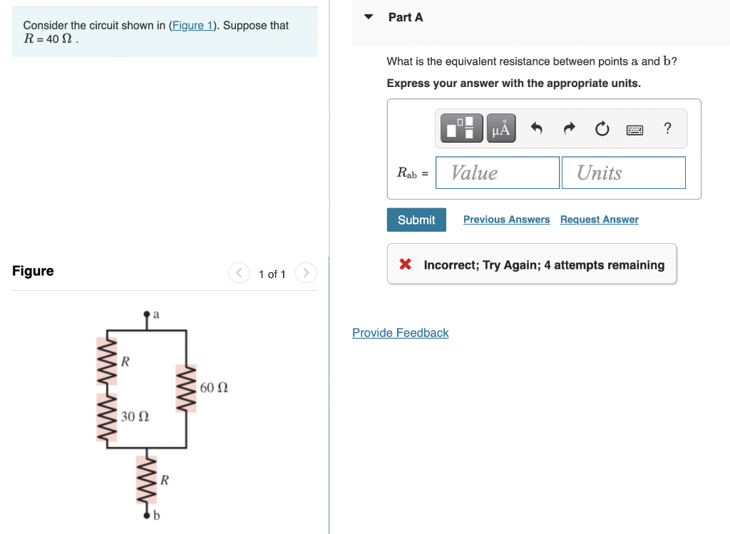 Solved Part A Consider the circuit shown in (Figure 1). | Chegg.com