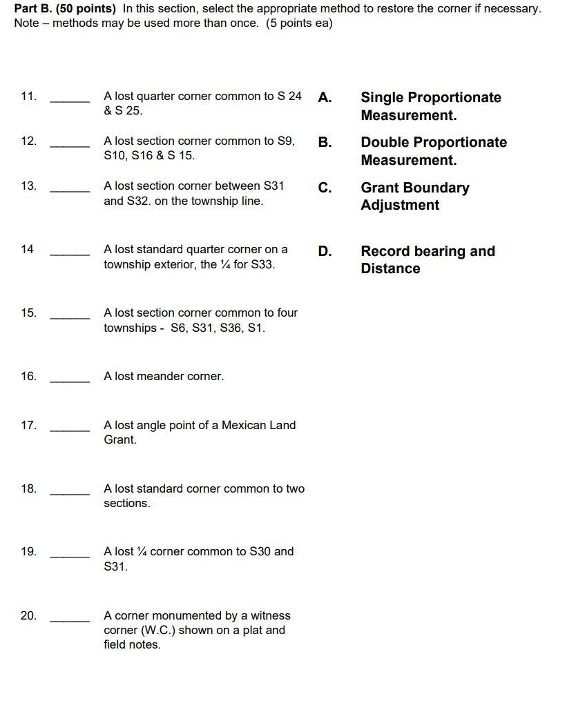 Solved Part B. (50 Points) In This Section, Select The 