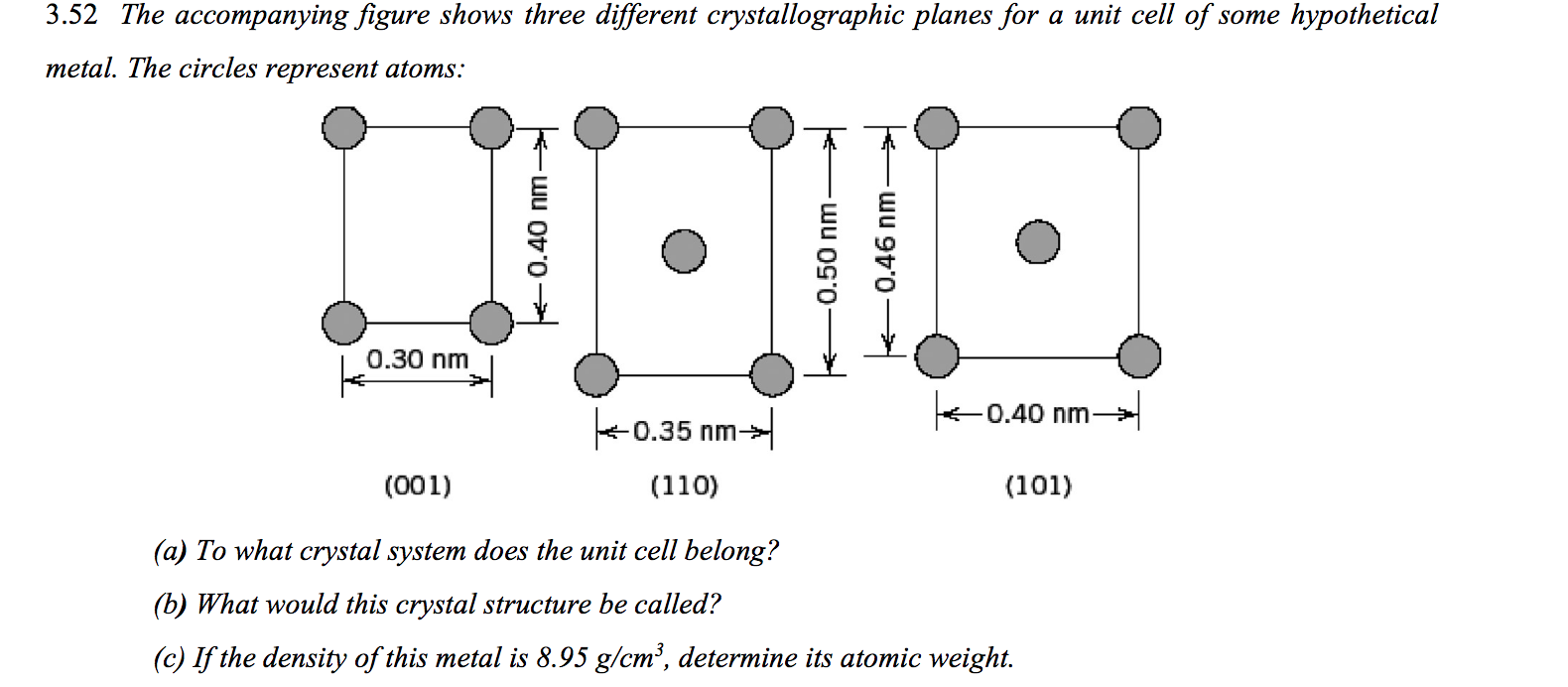 Solved 3.52 The Accompanying Figure Shows Three Different | Chegg.com