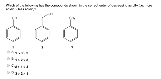 Solved Which of the following has the compounds shown in the | Chegg.com