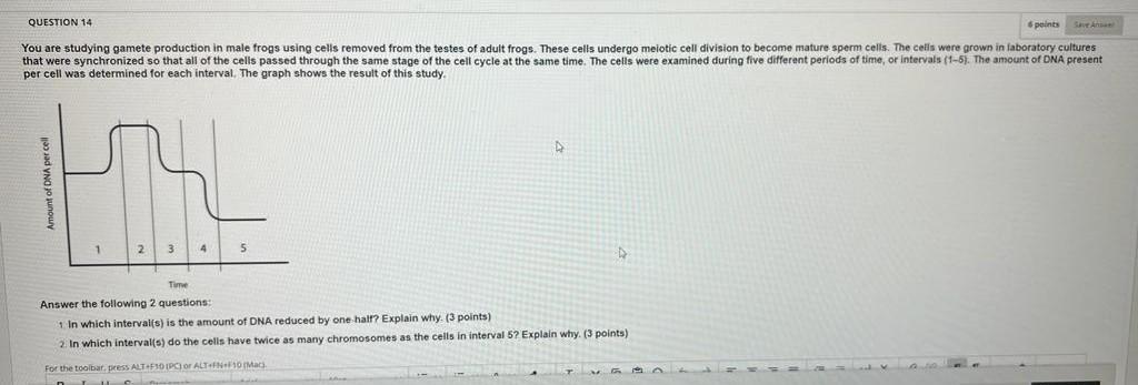 Solved QUESTION 14 points Save As You are studying gamete | Chegg.com