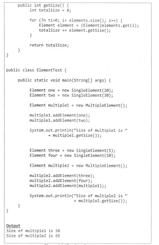 Solved Draw a class diagram (showing only class names and | Chegg.com