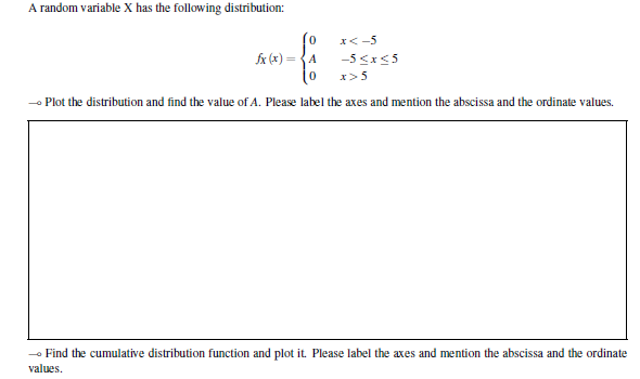Solved A random variable X has the following distribution: | Chegg.com