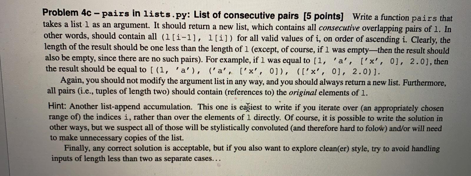 Solved Python Help (Answers that were posted previously were | Chegg.com