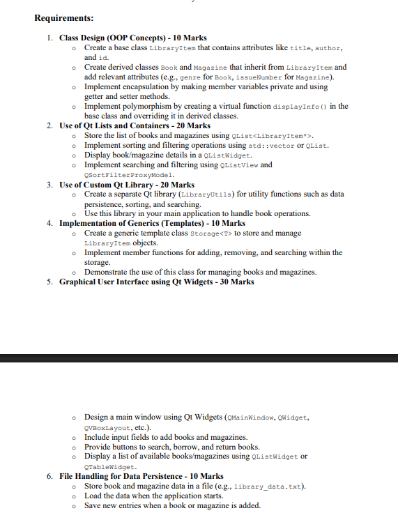 Solved Assignment Description: You are required to develop a | Chegg.com